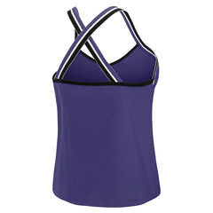 Baltimore Ravens WEAR by Erin Andrews Women's Cross Strap Tri-Blend Tank Top - Purple cheap