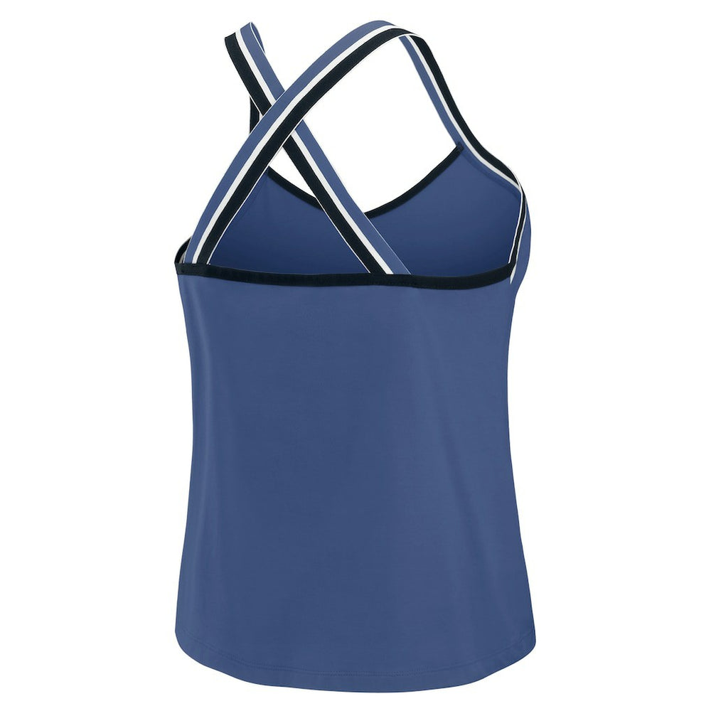 Indianapolis Colts WEAR by Erin Andrews Women's Cross Strap Tri-Blend Tank Top - Royal for sale