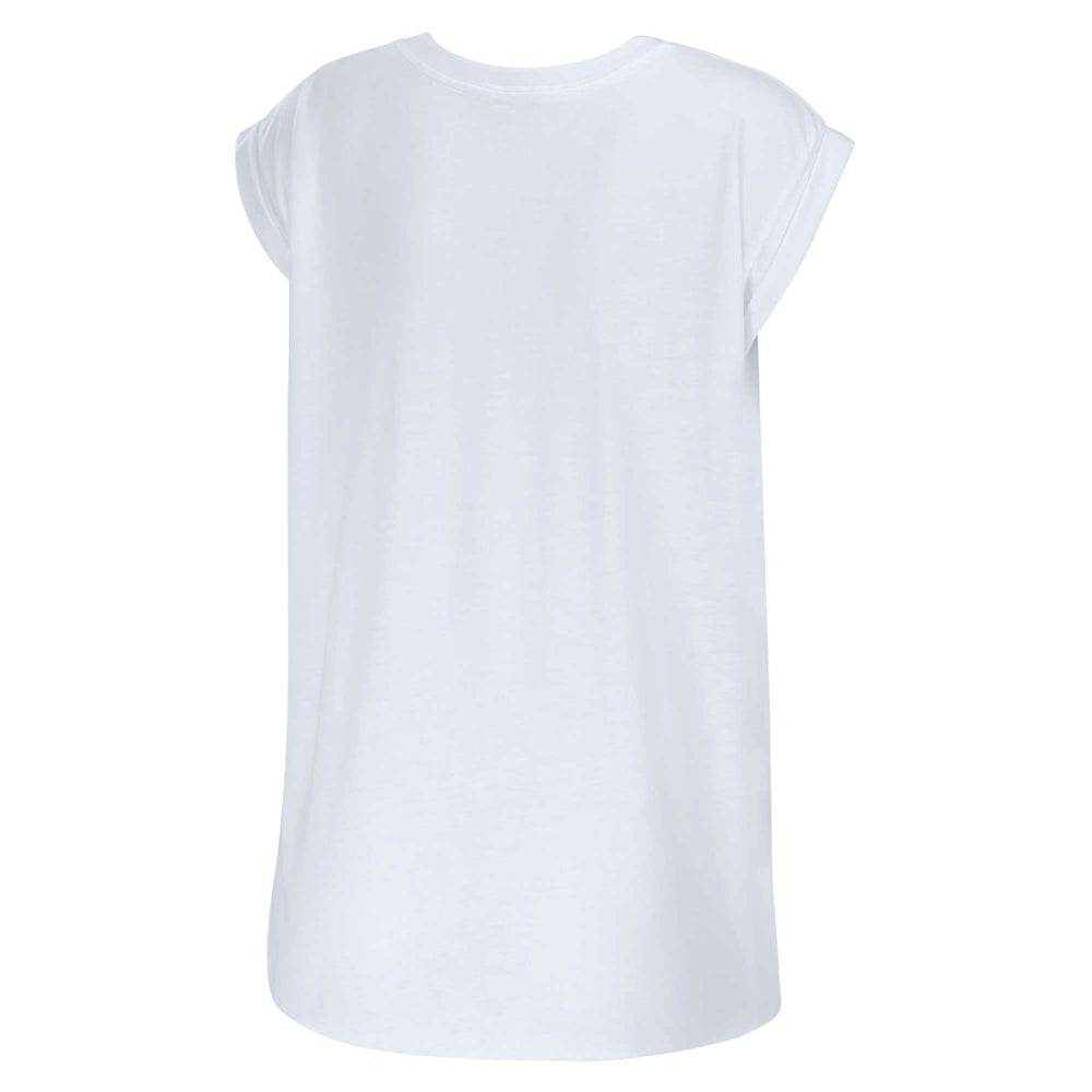 New York Giants WEAR by Erin Andrews Women's Checker Muscle Tank Top - White cheap