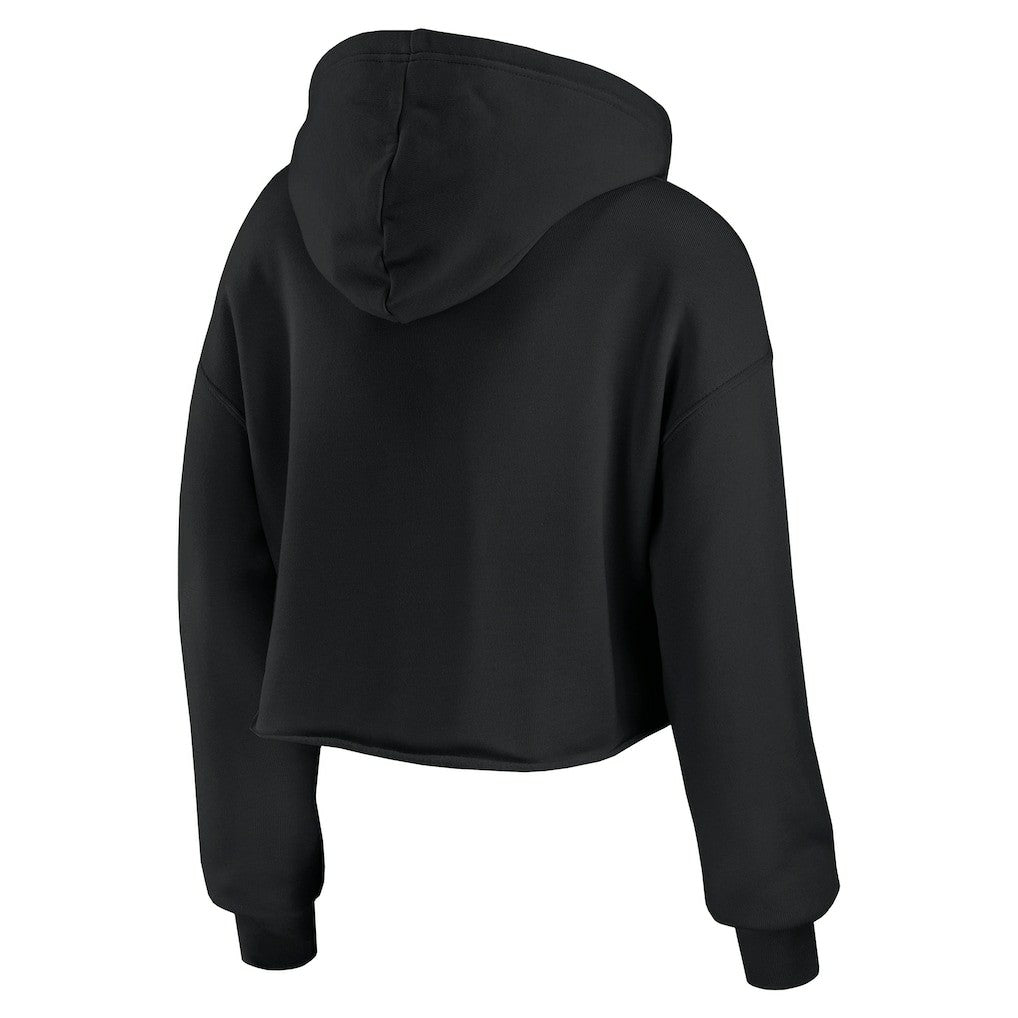 Cincinnati Bengals WEAR by Erin Andrews Women's Prime Cropped Pullover Hoodie - Black online