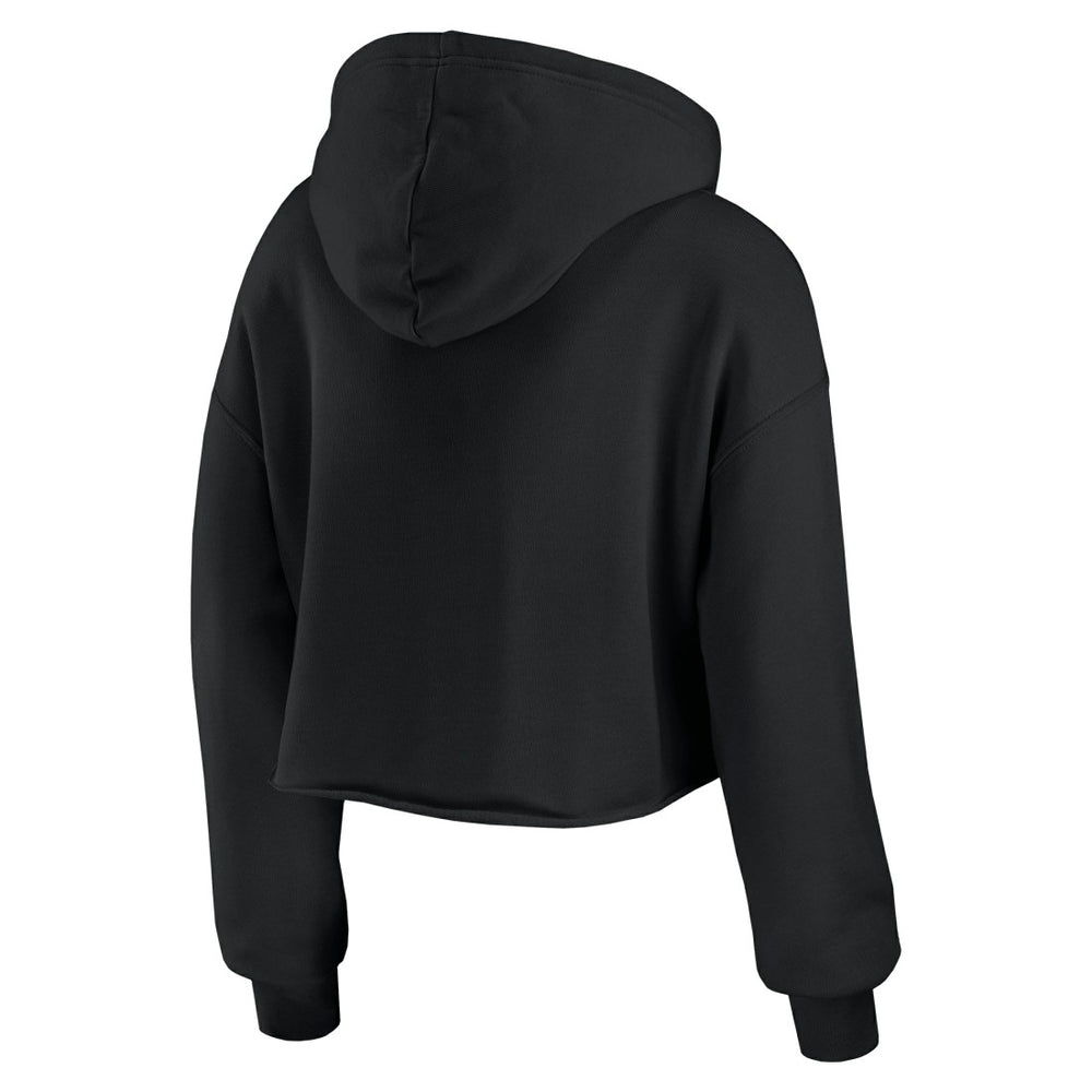 Detroit Lions WEAR by Erin Andrews Women's Prime Cropped Pullover Hoodie - Black online
