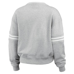 New England Patriots WEAR by Erin Andrews Women's Pullover Sweatshirt - Heather Gray cheap
