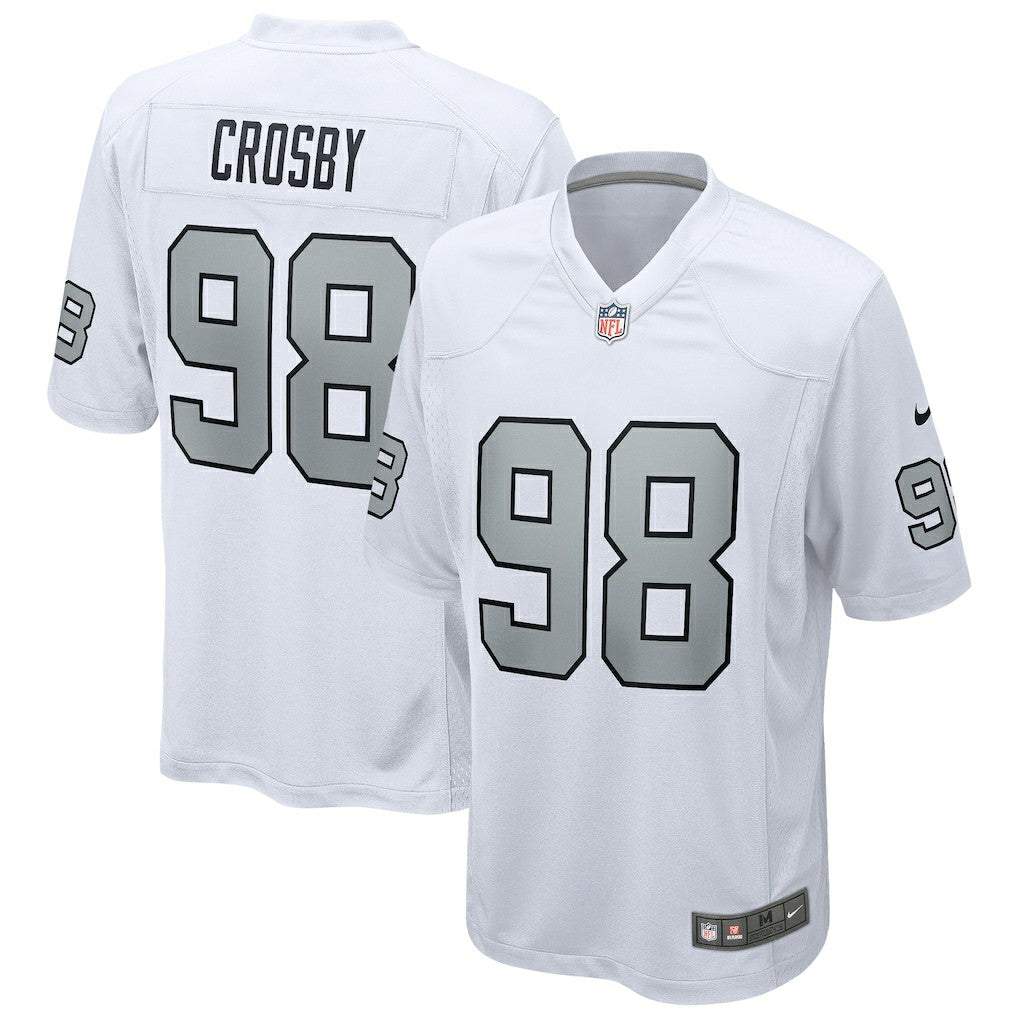 Maxx Crosby Las Vegas Raiders Alternate Game Jersey - White sale