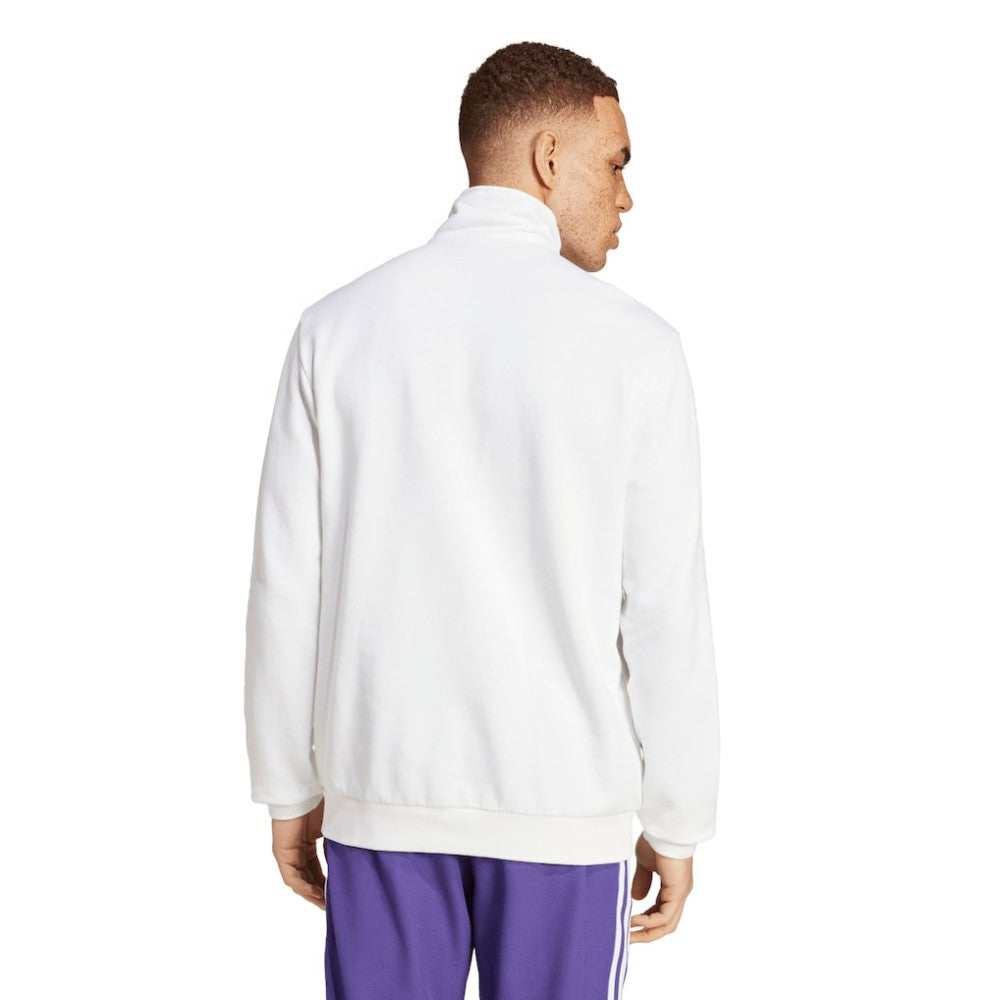 Real Madrid Originals Terrace Icons Collection Half-Zip Top - White outlet
