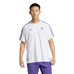 Real Madrid Originals Terrace Icons Collection Fashion Jersey - White cheap