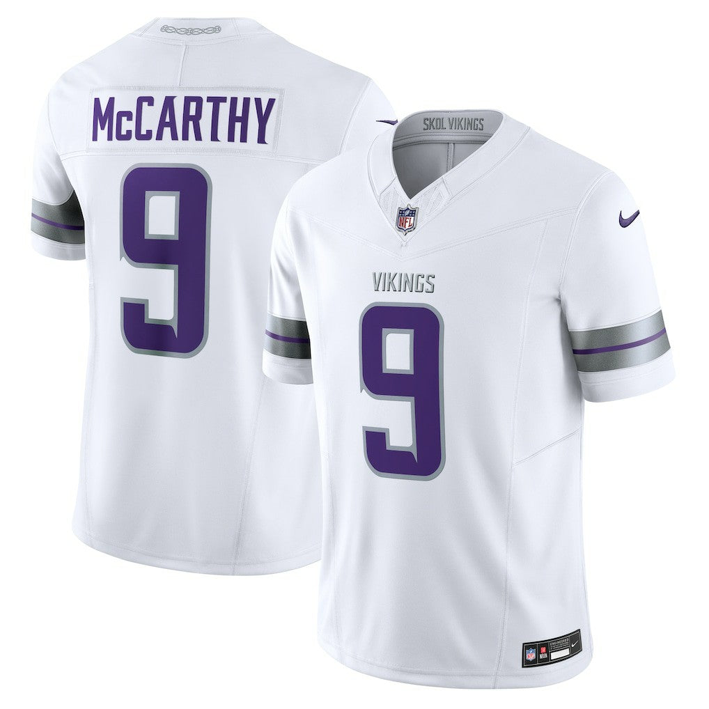 J.J. McCarthy Minnesota Vikings Vapor F.U.S.E. Limited Jersey - White on sale