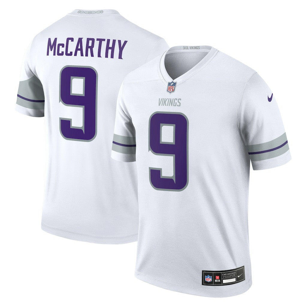 J.J. McCarthy Minnesota Vikings Legend Player Performance Top - White discount