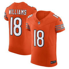 Caleb Williams Chicago Bears Alternate Vapor F.U.S.E. Elite Jersey - Orange discount