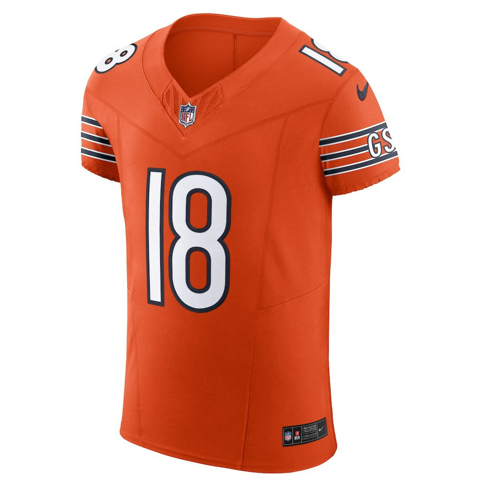 Caleb Williams Chicago Bears Alternate Vapor F.U.S.E. Elite Jersey - Orange discount