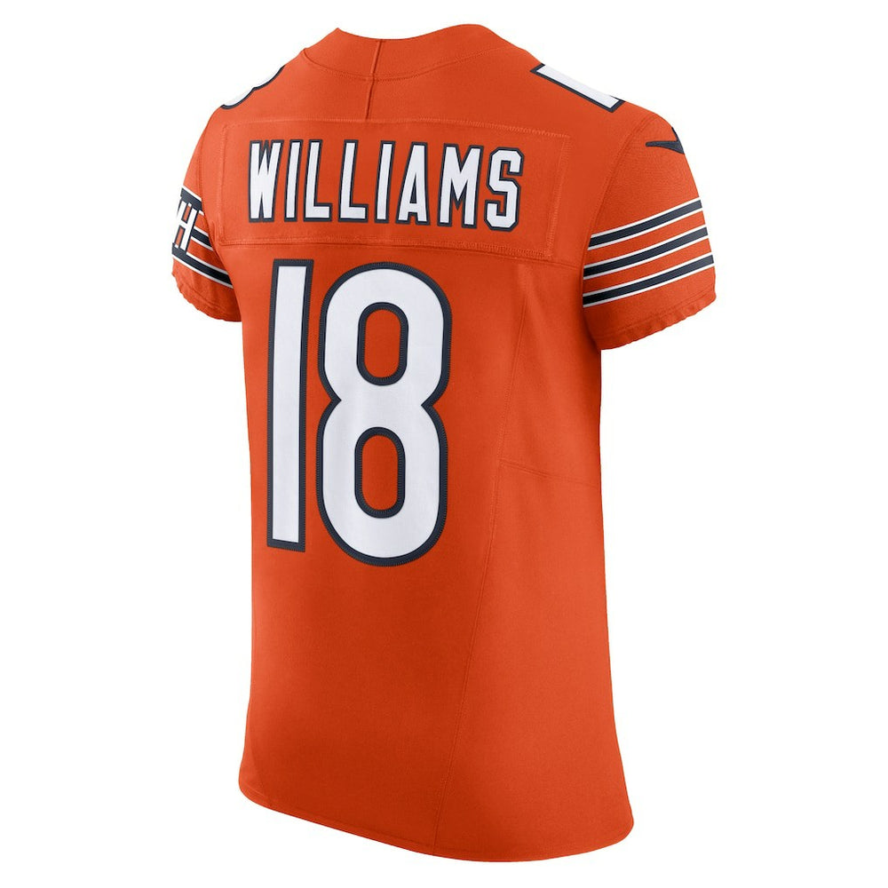 Caleb Williams Chicago Bears Alternate Vapor F.U.S.E. Elite Jersey - Orange discount