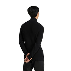 Germany National Team Originals 125th Anniversary Culturewear Half-Zip Rib-Knit Top - Black on sale