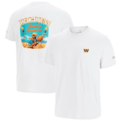 Washington Commanders Sport Torchdown Graphic T-Shirt - White outlet