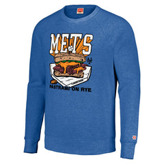 New York Mets MLB x Guy Fieri’s Flavortown Unisex Tri-Blend Pullover Sweatshirt Royal