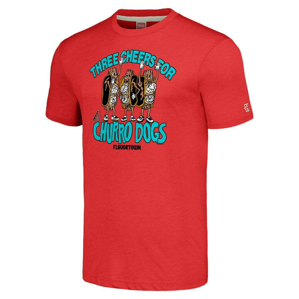 Arizona Diamondbacks MLB x Guy Fieri’s Flavortown Unisex Tri-Blend T-Shirt Red