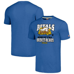 Kansas City Royals MLB x Guy Fieri’s Flavortown Unisex Tri-Blend T-Shirt Royal