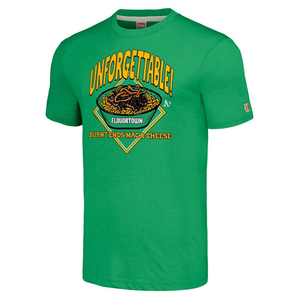Athletics MLB x Guy Fieri’s Flavortown Unisex Tri-Blend T-Shirt Green