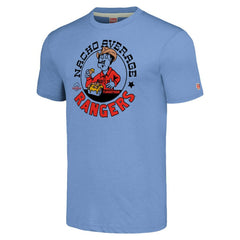 Texas Rangers MLB x Guy Fieri’s Flavortown Unisex Tri-Blend T-Shirt Light Blue