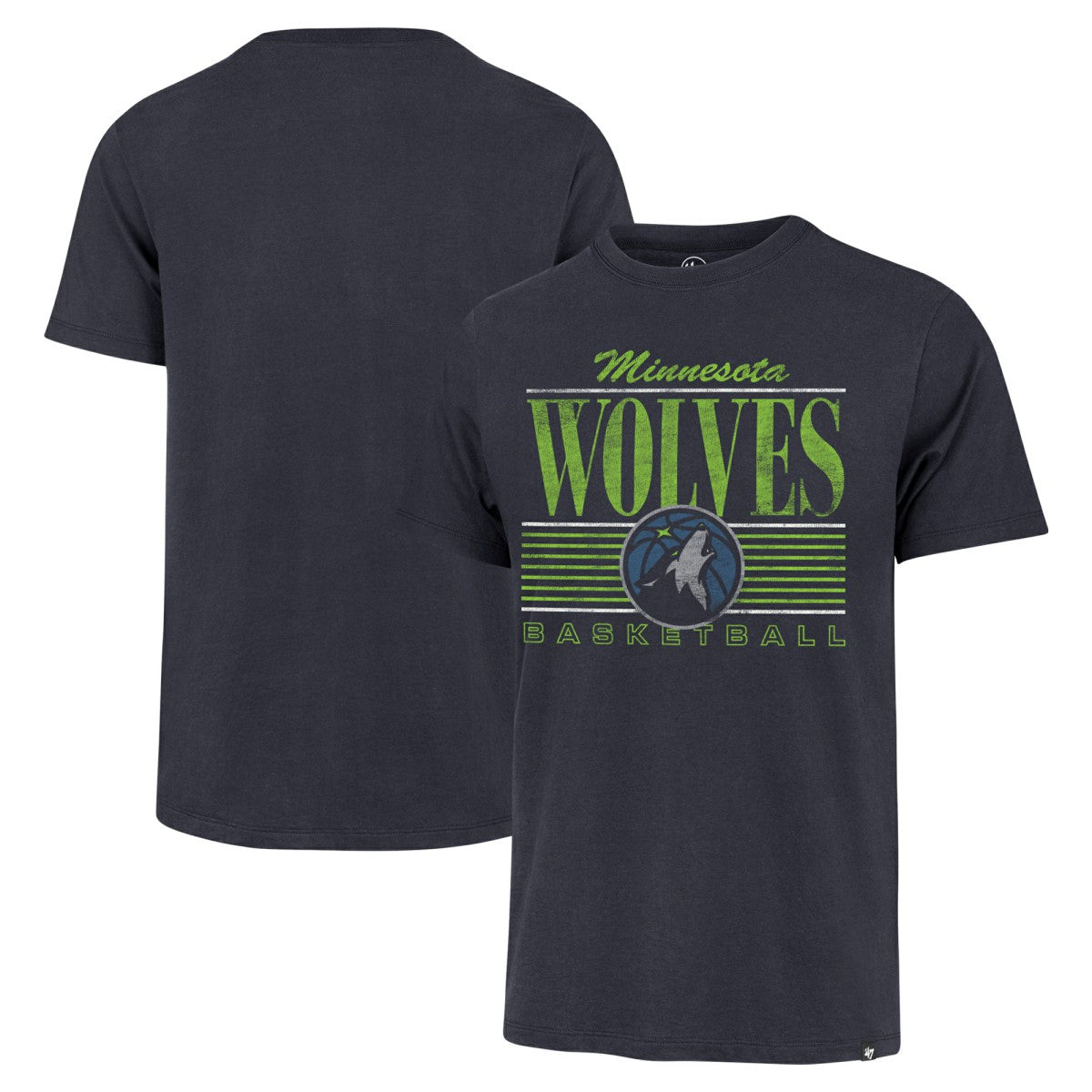 Minnesota Timberwolves '47 Remix Franklin T-Shirt - Navy for sale
