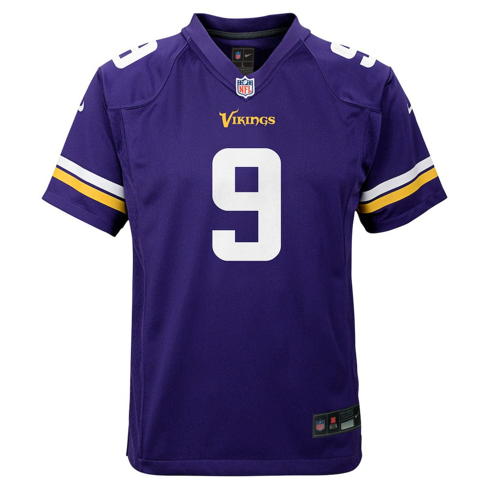 J.J. McCarthy Minnesota Vikings Youth Game Jersey - Purple sale