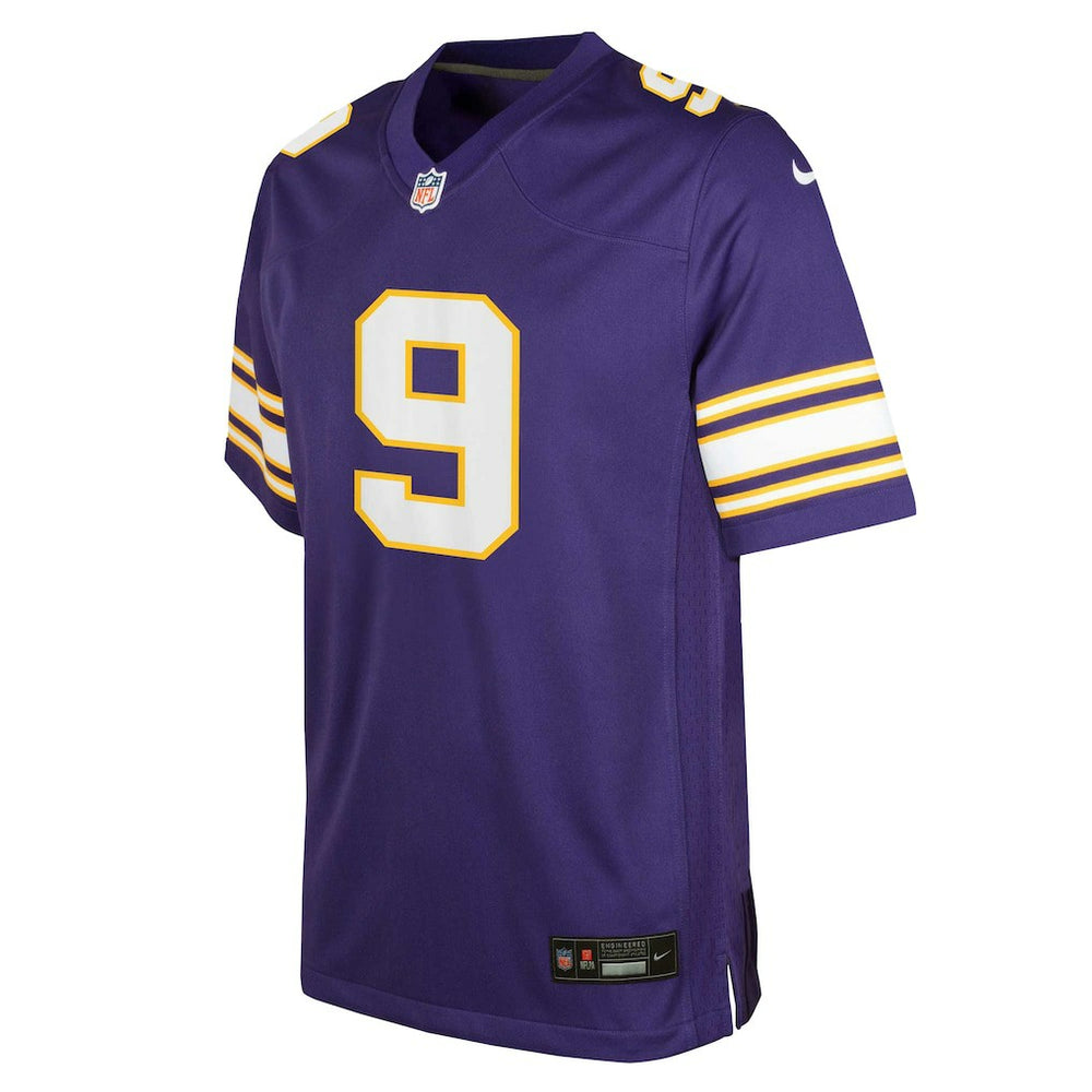 J.J. McCarthy Minnesota Vikings Youth Game Jersey - Purple sale