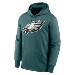 Jalen Hurts Philadelphia Eagles Player Name & Number Therma Hoodie - Midnight Green sale