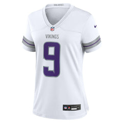 J.J. McCarthy Minnesota Vikings Women's Alternate Game Player Jersey - White cheap