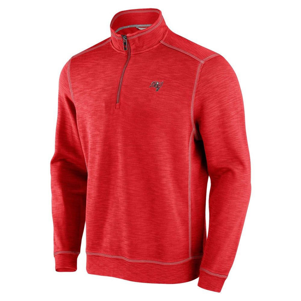 Tampa Bay Buccaneers Big & Tall Tobago Bay Half-Zip Sweatshirt - Red cheap