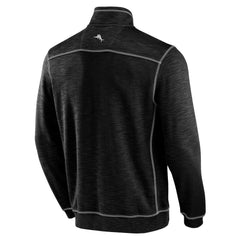 New Orleans Saints Tobago Bay Tri-Blend Half-Zip Sweatshirt - Black cheap