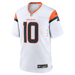 Bo Nix Denver Broncos Game Jersey - White for sale