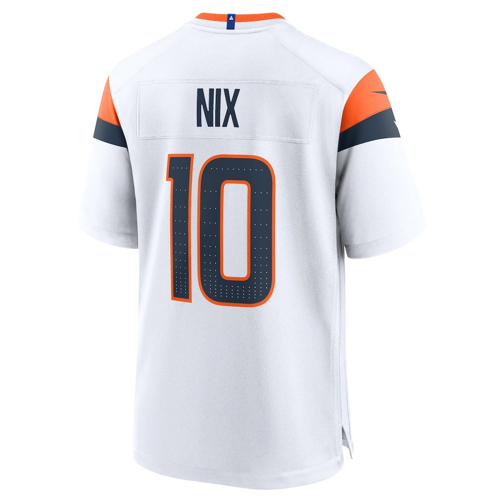Bo Nix Denver Broncos Game Jersey - White for sale