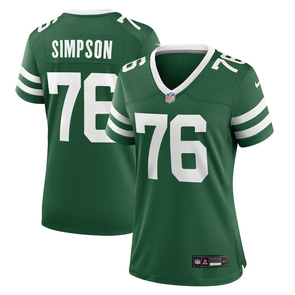 John Simpson New York Jets Women's Game Jersey - Legacy Green online