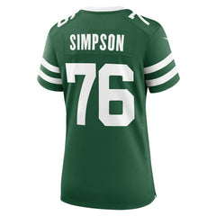 John Simpson New York Jets Women's Game Jersey - Legacy Green online