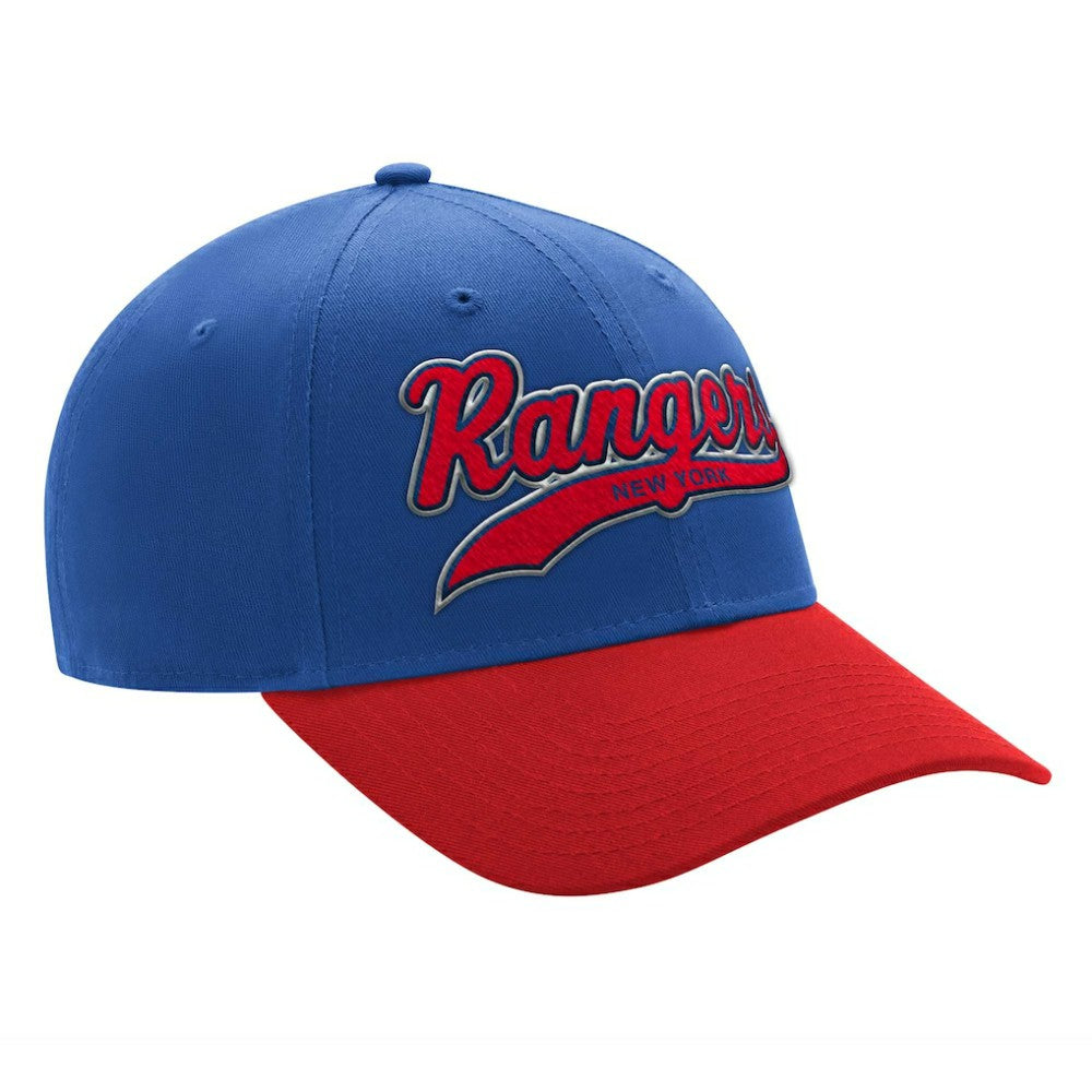 New York Rangers Starter Two-Tone Tailsweep Mascot Adjustable Hat - Blue/Red Hats