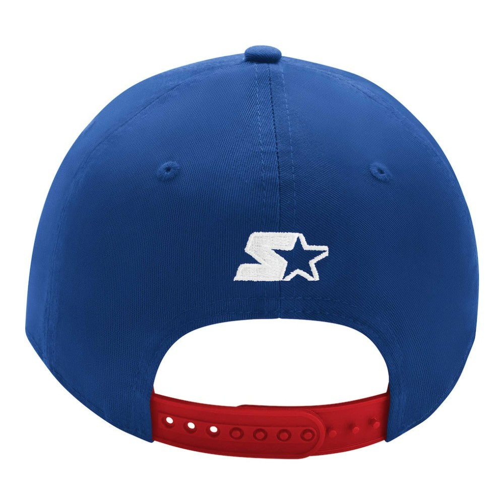 New York Rangers Starter Two-Tone Tailsweep Mascot Adjustable Hat - Blue/Red Hats