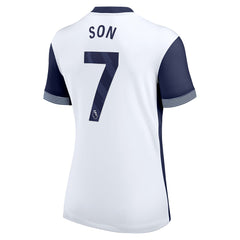 Son Heung-Min Tottenham Hotspur Women's 2024/25 Home Replica Player Jersey - White on sale