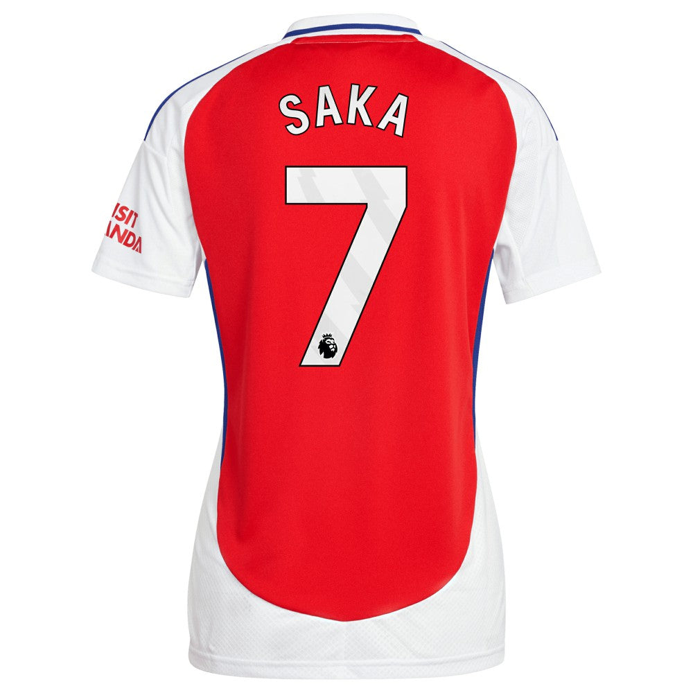 Bukayo Saka Arsenal Women's 2024/25 Home Replica Player Jersey – Red online