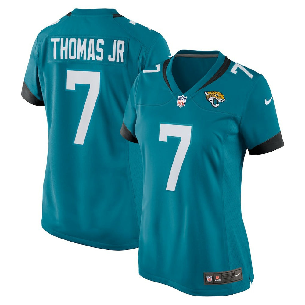 Brian Thomas Jr. Jacksonville Jaguars Women's Game Jersey - Teal sale