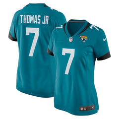 Brian Thomas Jr. Jacksonville Jaguars Women's Game Jersey - Teal sale