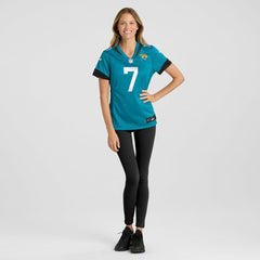 Brian Thomas Jr. Jacksonville Jaguars Women's Game Jersey - Teal sale