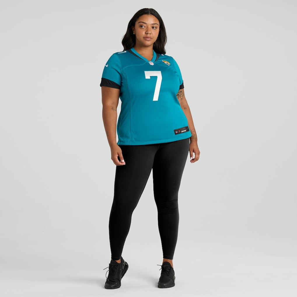 Brian Thomas Jr. Jacksonville Jaguars Women's Game Jersey - Teal sale