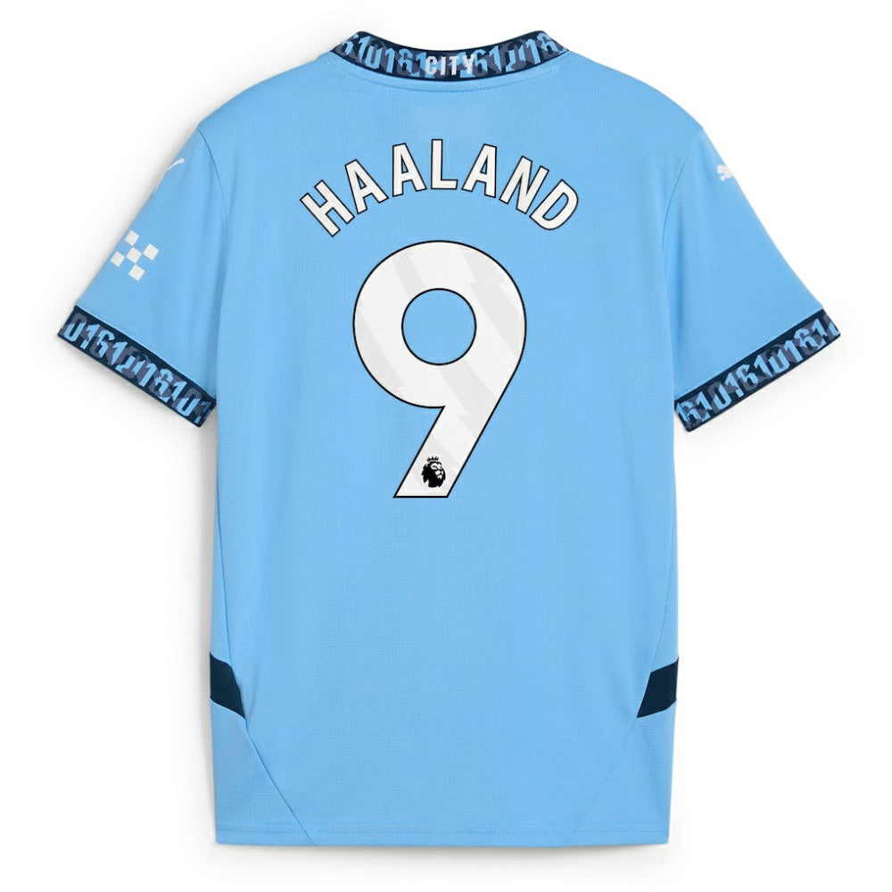 Erling Haaland Manchester City Youth 2024/25 Home Replica Player Jersey - Light Blue for sale