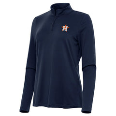 Houston Astros Antigua Women's Reprocess Quarter-Zip Top - Navy