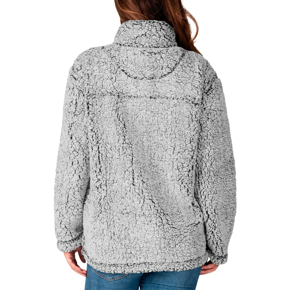 New York Jets G-III 4Her by Carl Banks Women's Sherpa Full-Zip Jacket - Gray on sale