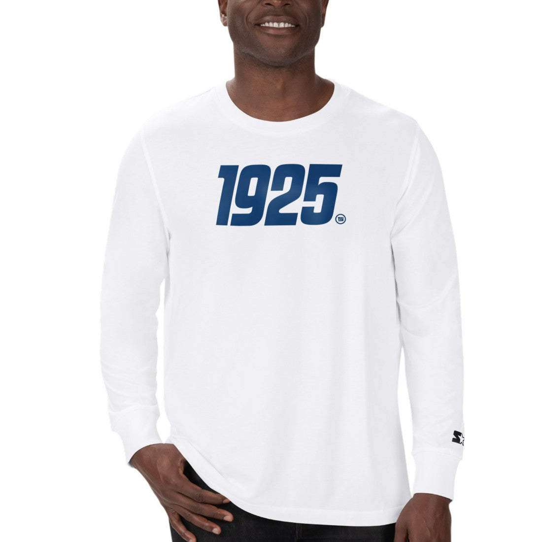 New York Giants Starter 1925 Collection Long Sleeve T-Shirt - White for sale