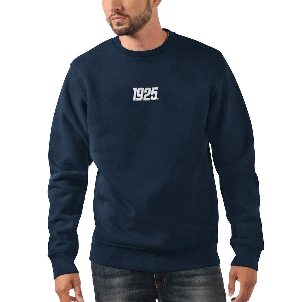 New York Giants Starter 1925 Collection Long Sleeve Pullover Sweatshirt - Navy outlet