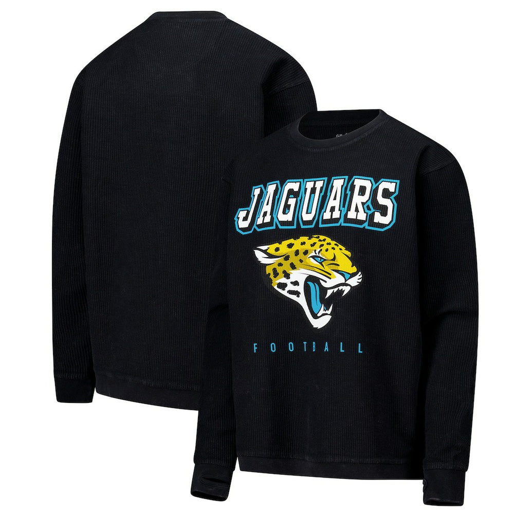 Jacksonville Jaguars G-III 4Her by Carl Banks Women's Comfy Cord Pullover Sweatshirt - Black outlet