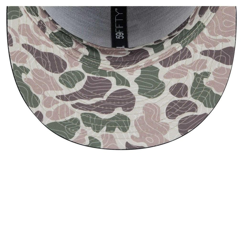 Philadelphia 76ers Camo Print UV 59FIFTY Fitted Hat - Black cheap