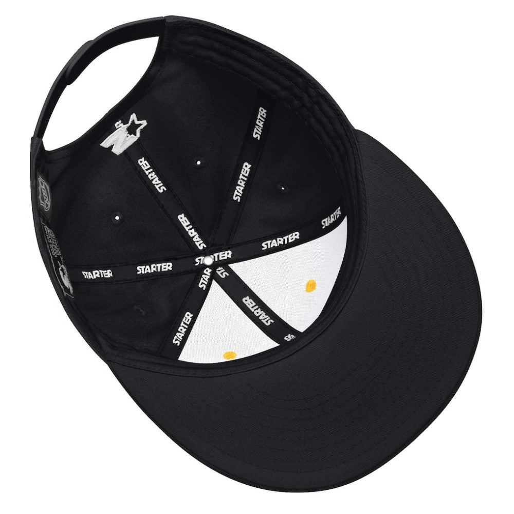Boston Bruins Starter Primary Logo Two-Tone Adjustable Hat - Black/Gold Hats