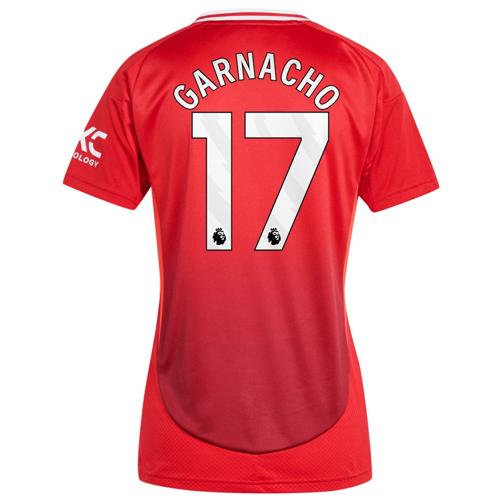 Alejandro Garnacho Manchester United Women's 2024/25 Home Replica Player Jersey - Red cheap