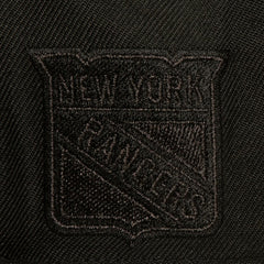 New York Rangers Mitchell & Ness Soul Strike Pearl Tonal Snapback Hat - Black Hats